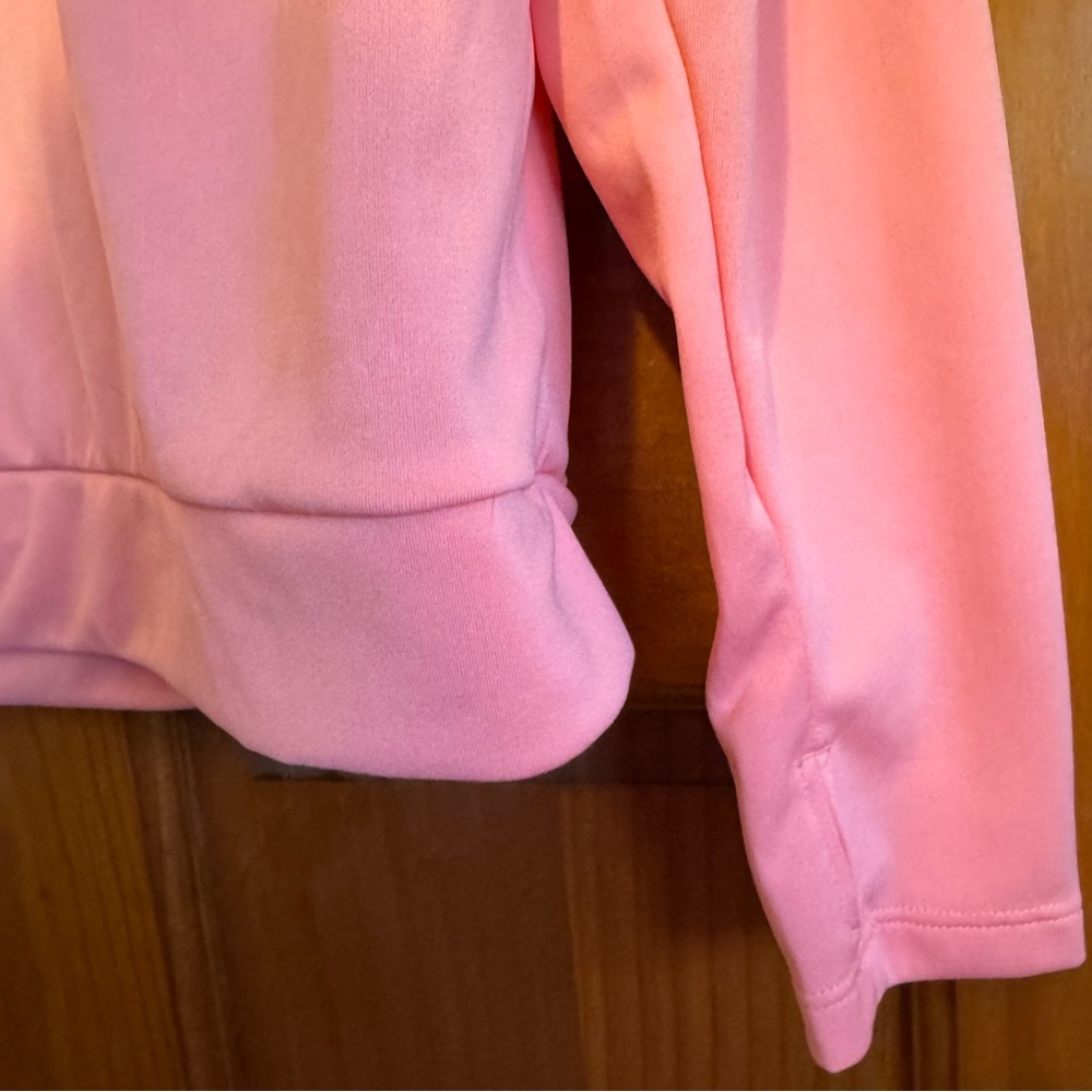 Nike Women's Long Sleeve Tee - Pink and White - Picture 4 of 6